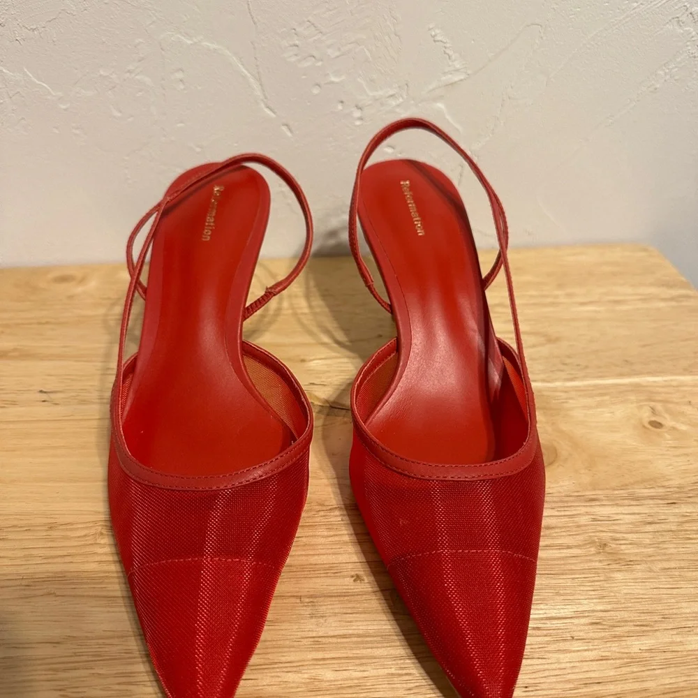 Reformation Whitney Slingback Heels - Picture 2 of 3